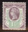 SG 198 1½d Purple & Green