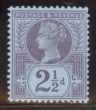 SG 201 2½d Purple on Blue