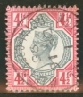 SG 206 4½d Green & Carmine