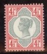 SG 206 4½d Green & Carmine