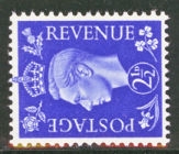 SG 466a 2½d Blue sdw