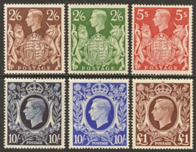 1939 Set Of 6 Fresh M/M