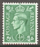 SG 485 ½d Pale Green