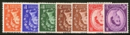 1955 Set Of 7 Inverted