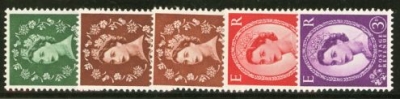 1955 Set Of 5 Sideways