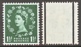 SG 589 1½d green