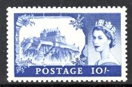 SG 538a 10/-blue