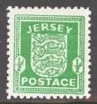 J1  ½d Green M/M