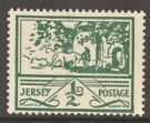 SG 3  ½d Green U/M