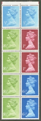 X841sa ½p,1p 6½p x 2 8½p at left